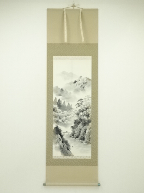 K茶道具 掛軸 「秋」 藤井達吉作 書付(写真19) 共箱 紙箱 S937KJ 宗 sou